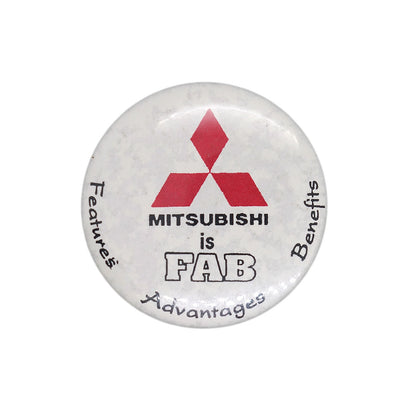 MITSUBISHI is FAB 缶バッジ バッチ