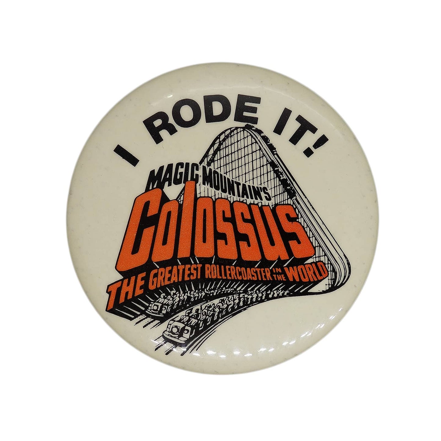 Magic Mountain Colossus ローラーコースター 缶バッジ バッチ