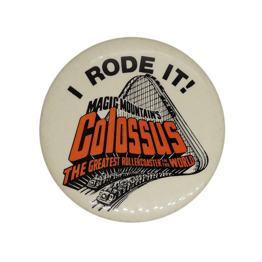 Magic Mountain Colossus ローラーコースター 缶バッジ バッチ