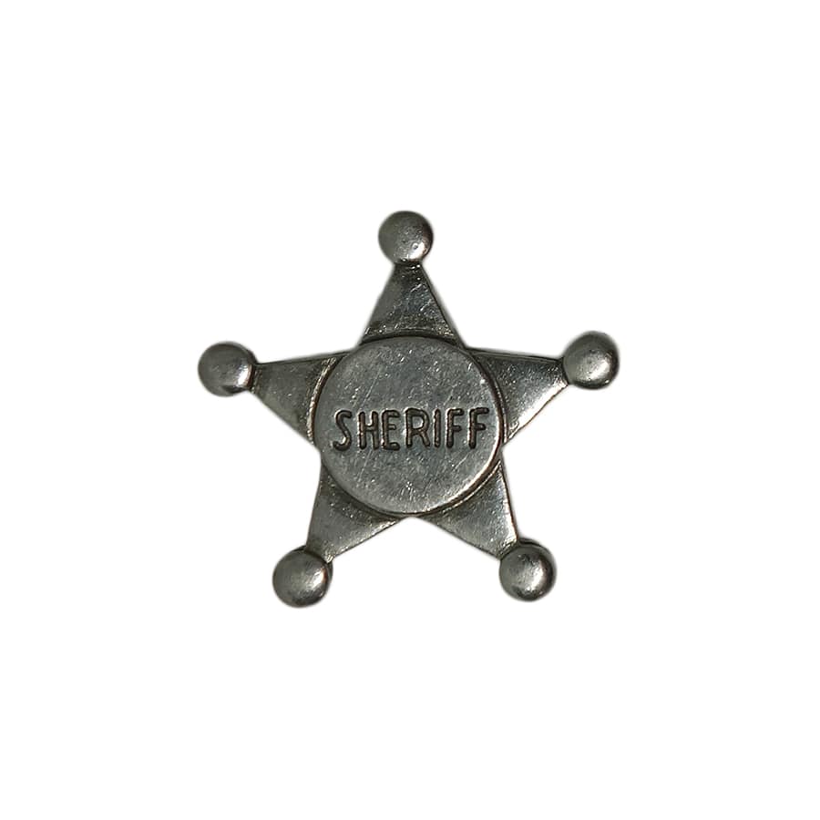 JJ SHERIFF ピンズ 保安官 JONETTE JEWELRY 留め具付き