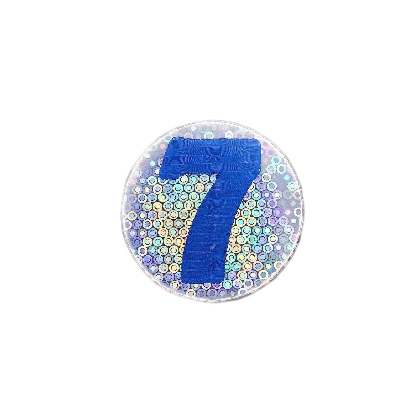 数字 7 缶バッジ バッチ 7歳 誕生日