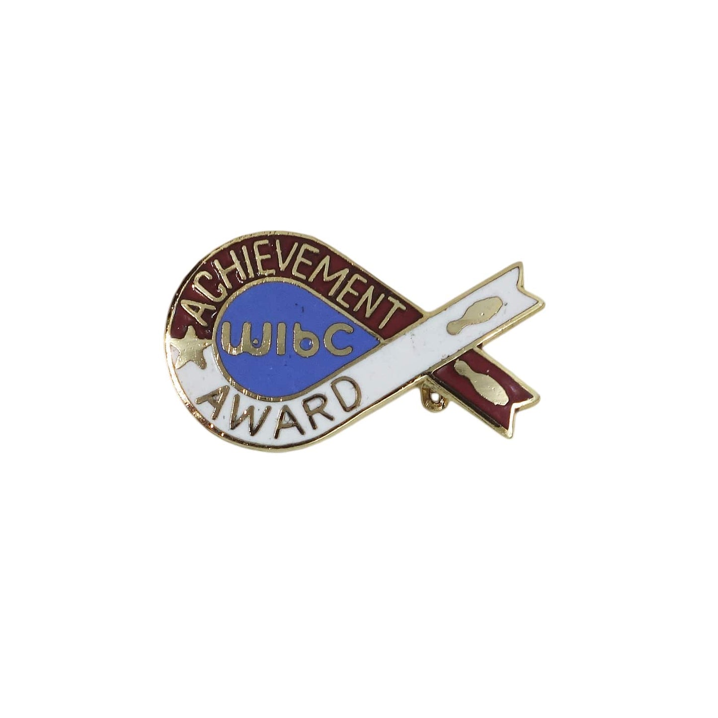 WIBC ACHIEVEMENT AWARD ボウリング ピンバッジブローチ