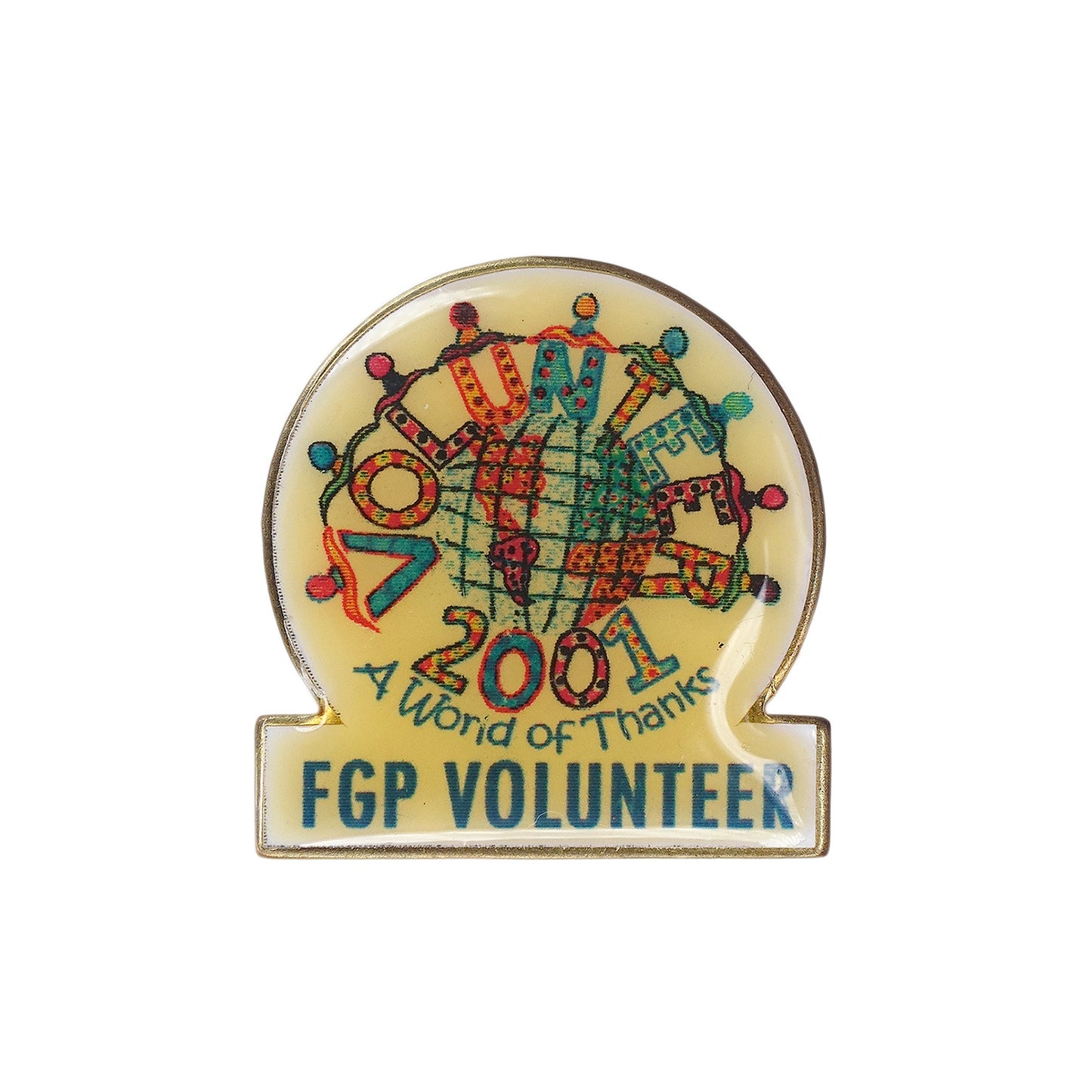 FGP VOLUNTEER ピンズ A World of Thanks