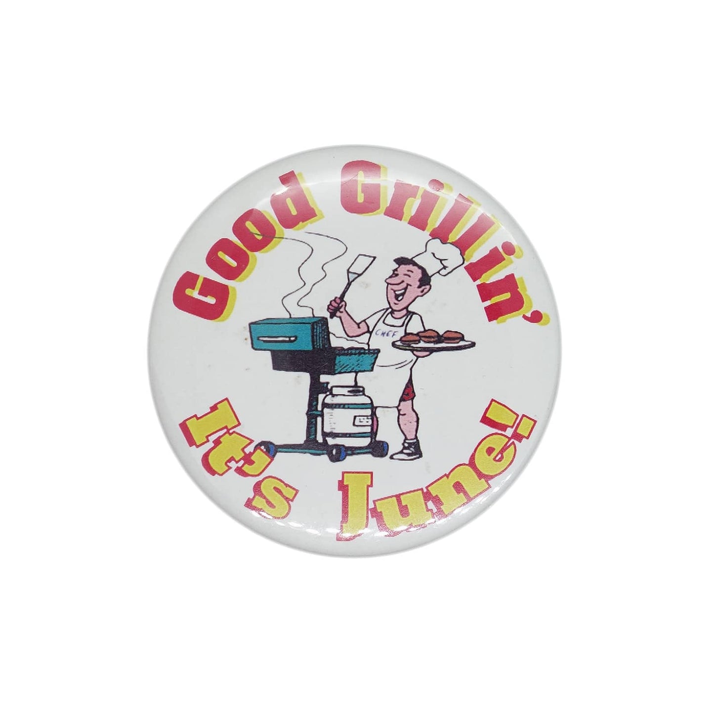 Good Grillin' It's June! 缶バッジ バッチ シェフ グリル