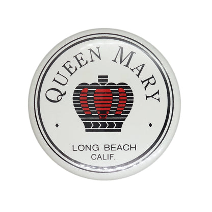 QUEEN MARY 缶バッジ バッチ LONG BEACH CALIF.