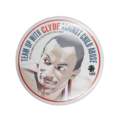 Team Up With Clyde Against Child Abuse 1993 缶バッジ