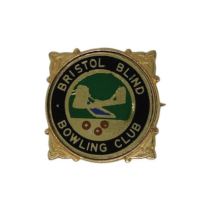 BRISTOL BLIND BOWLING CLUB ブローチ ローンボウルズ