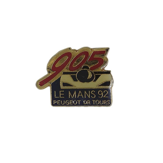 1992年 ル・マン 24時間レース ピンズ プジョー 905 留め具付き