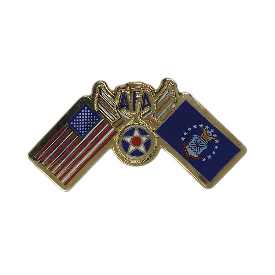 THE AIR FORCE ASSOCIATION ピンズ ミリタリー 留め具付き