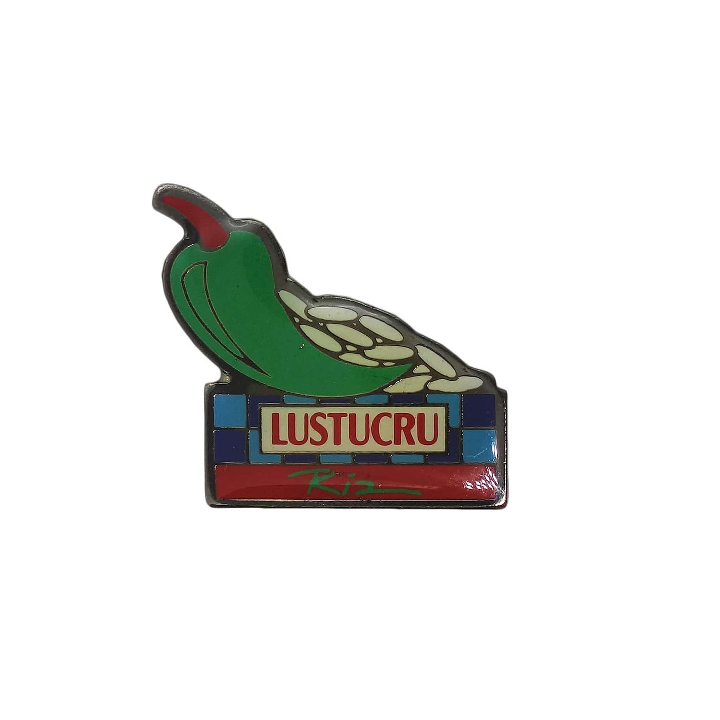 LUSTUCRU ピンズ 唐辛子 ライス 留め具付き