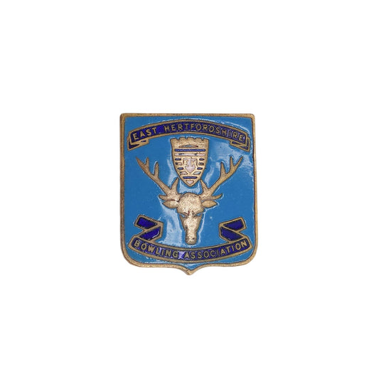 EAST HERTFORDSHIRE BOWLING ASSOC ピンバッジ 英国 ローンボウルズ