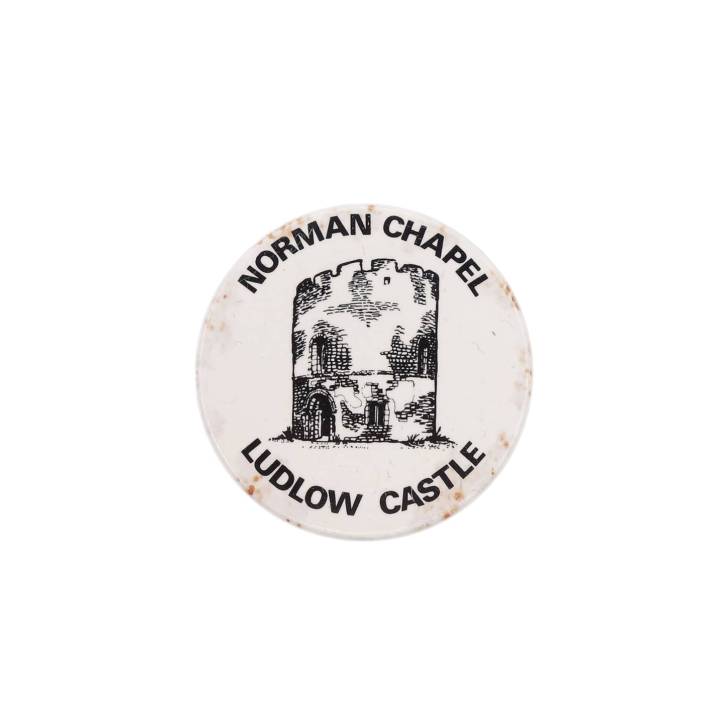 NORMAN CHAPEL LUDLOW CASTLE 缶バッジ バッチ