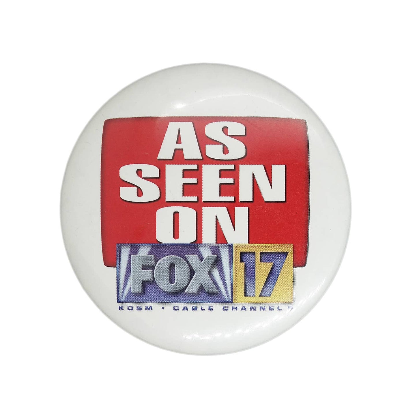 AS SEEN ON FOX 17 缶バッジ バッチ