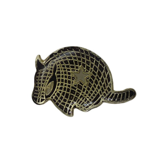 テキサス州 アルマジロ ピンズ 動物 Texas Armadillo 留め具付き