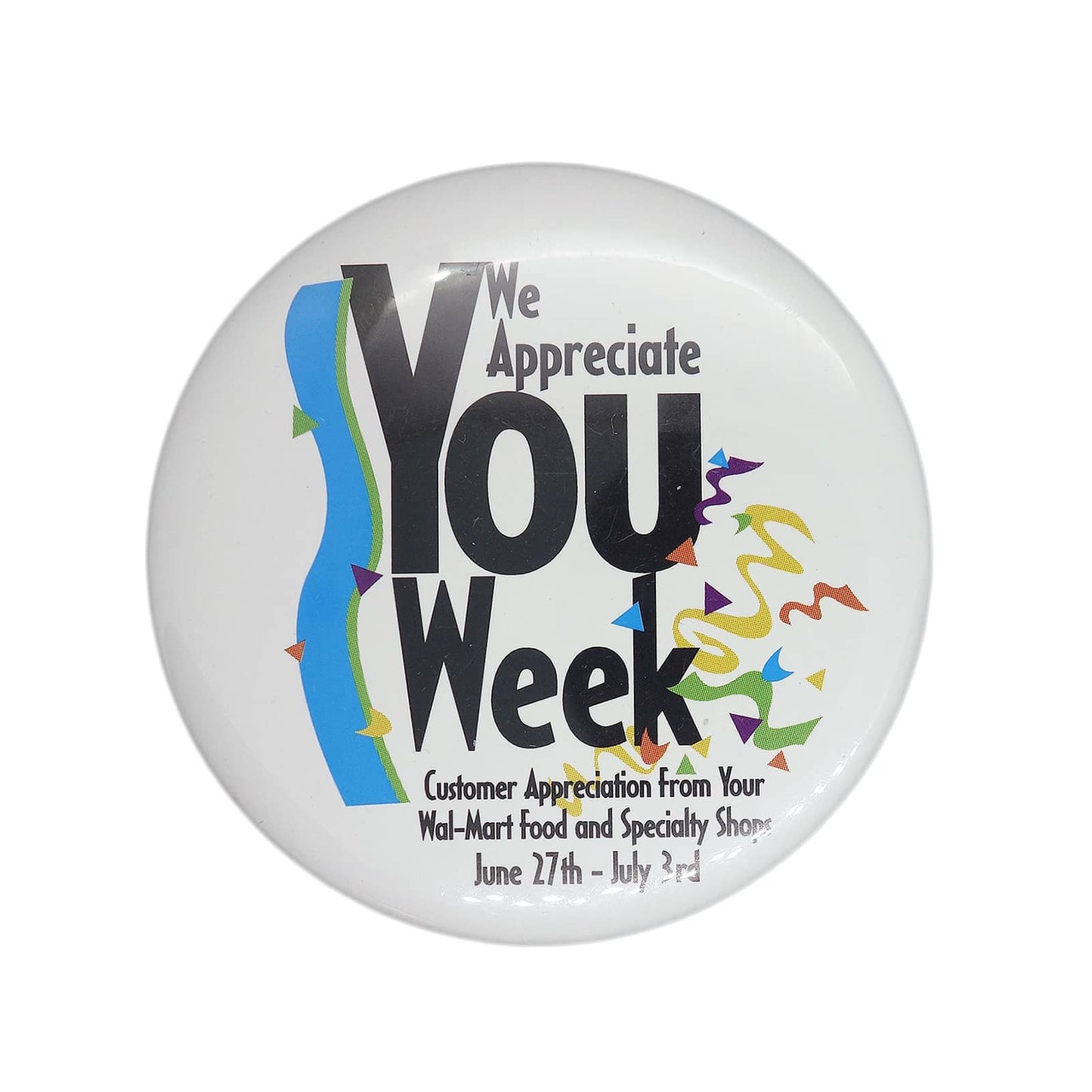 Walmart ウォルマート We Appreciate You Week 缶バッジ バッチ