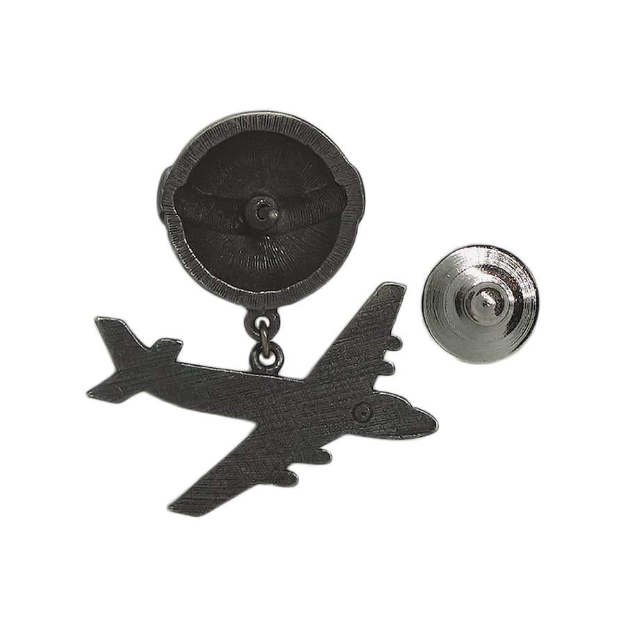 JET SET 地球と飛行機 ピンズ 留め具付き