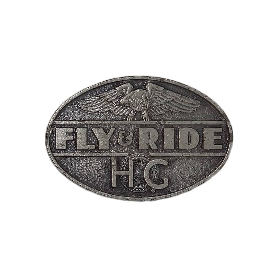 H.O.G. バイカー ピンズ FLY & RIDE ハーレーオーナーズグループ 留め具付き