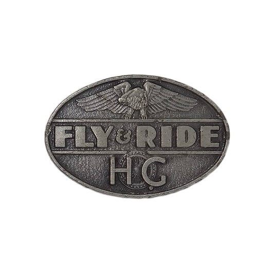 H.O.G. バイカー ピンズ FLY & RIDE ハーレーオーナーズグループ 留め具付き