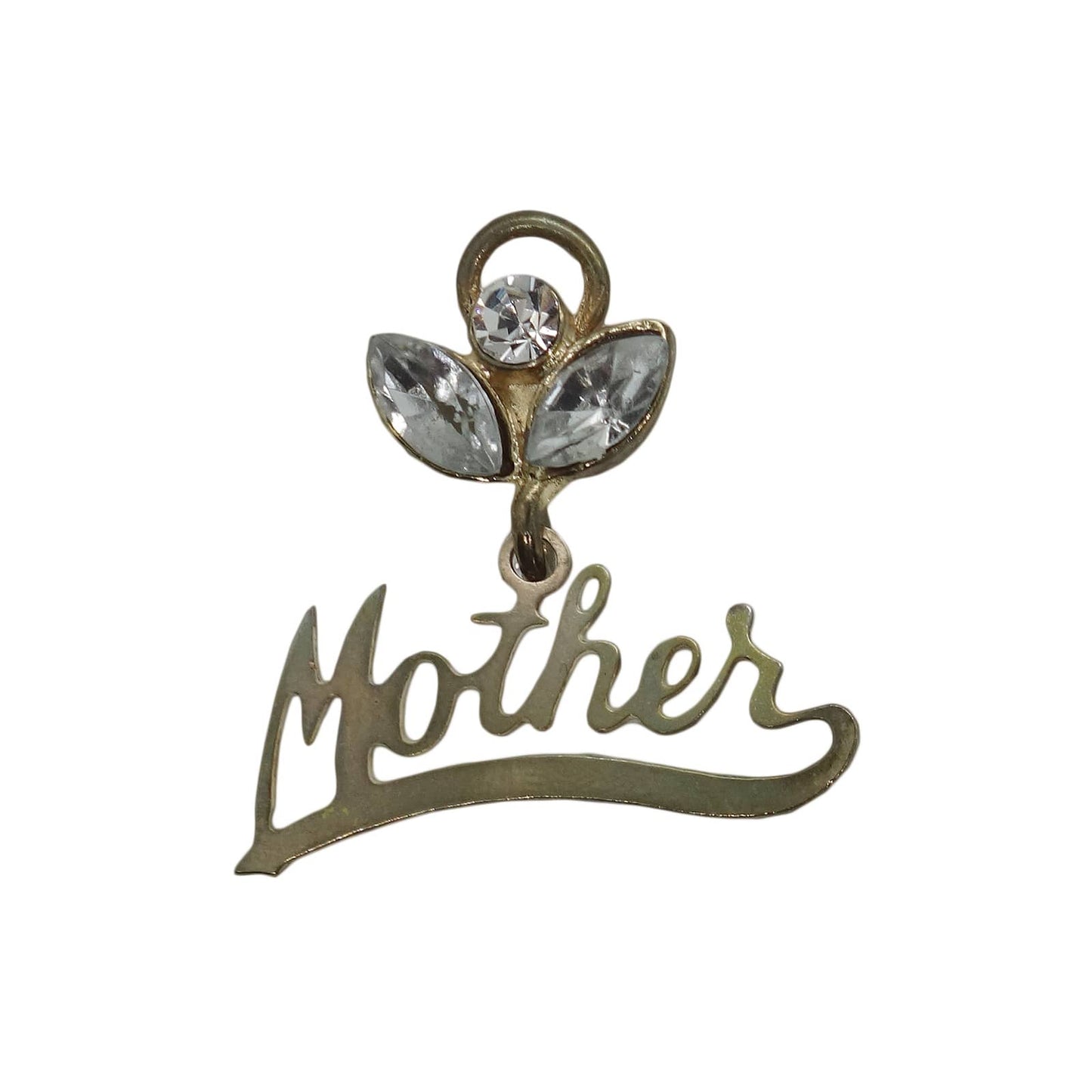 Mother ラインストーン 天使 ピンズ エンジェル 留め具付き