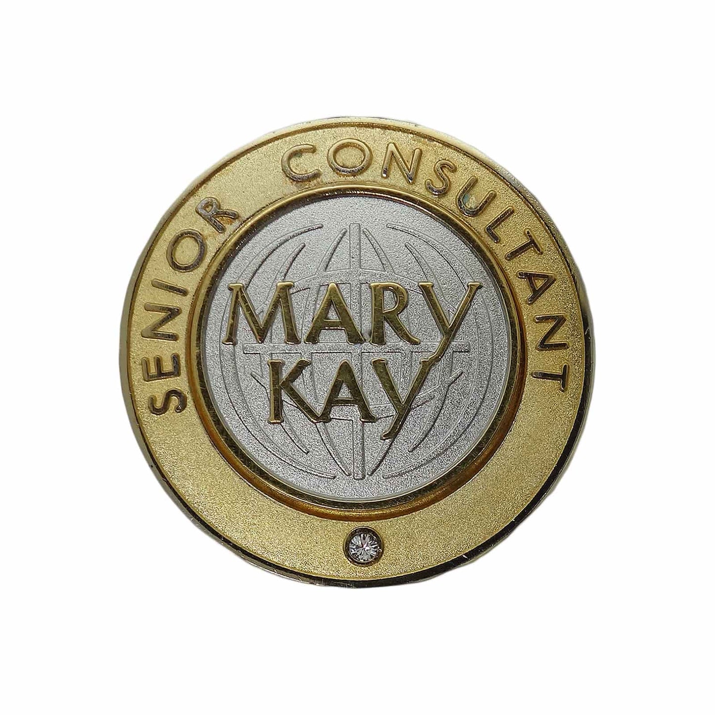 MARY KAY メアリー・ケイ ピンズ SENIOR CONSULTANT 留め具付き
