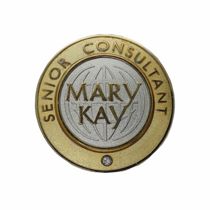 MARY KAY メアリー・ケイ ピンズ SENIOR CONSULTANT 留め具付き
