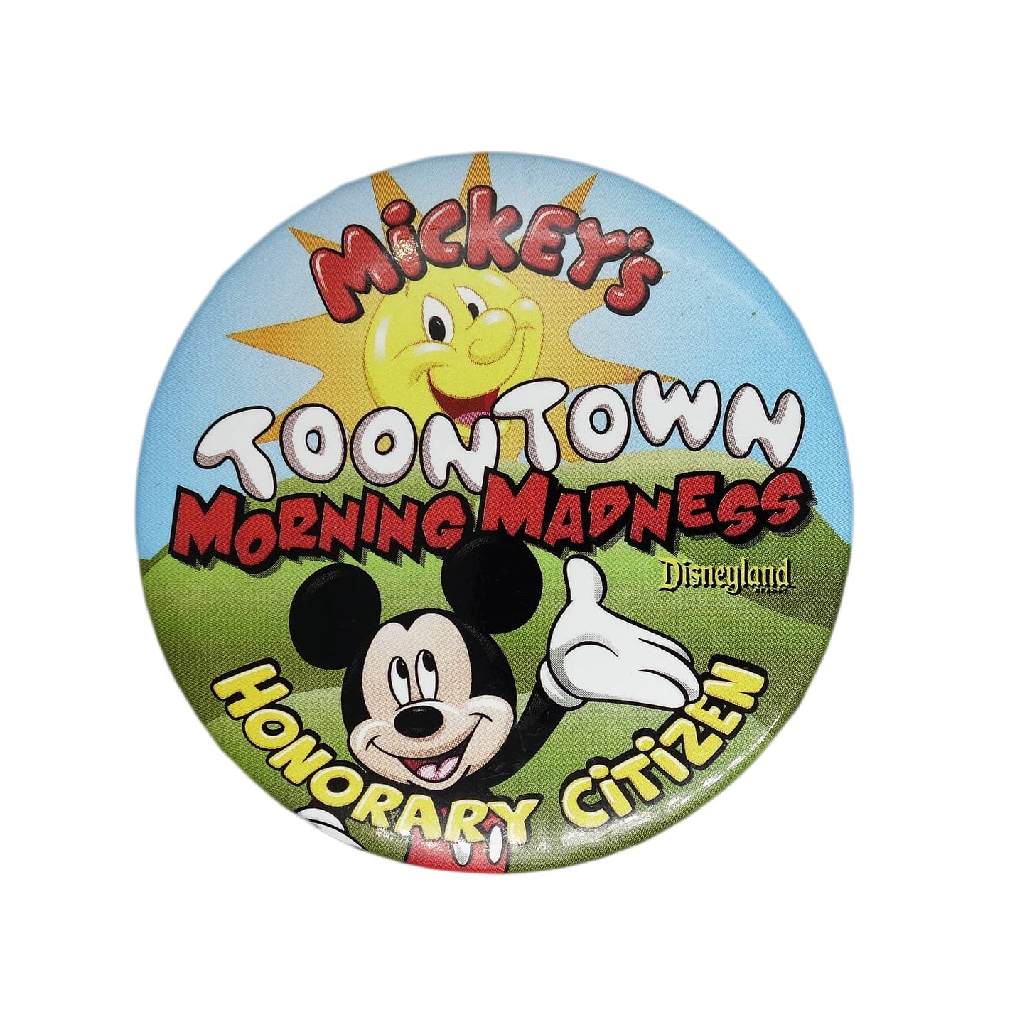 Disney ディズニーランド ToonTown ミッキーのトゥーンタウン 缶バッジ