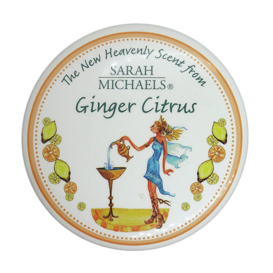 SARAH MICHAELS Ginger Citrus 缶バッジ バッチ