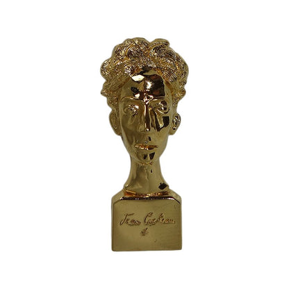 Jean Cocteau ピンズ 金色 フランスの芸術家 ジャン・コクトー 留め具付き