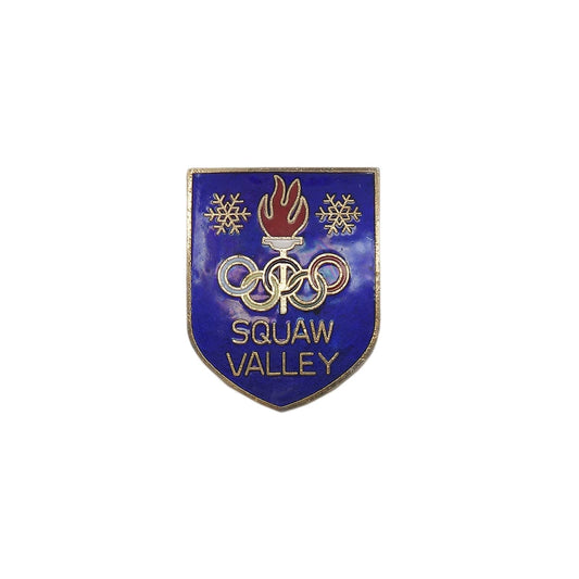 SQUAW VALLEY オリンピック ピンバッジ ブローチ トーチ 五輪