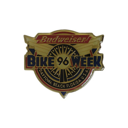 Budweiser BIKE WEEK 96 バイカー ピンズ 留め具付き