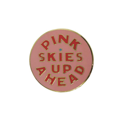 PINK SKIES UP AHEAD ピンズ 留め具付き