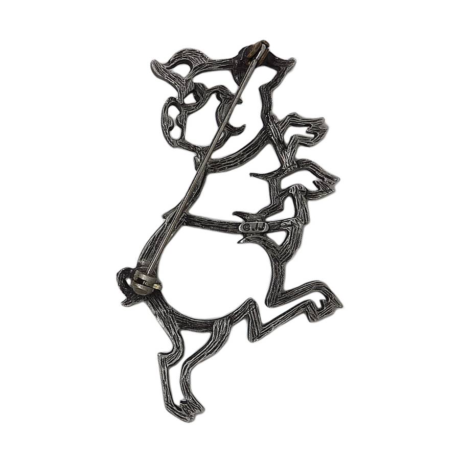 豚 ブローチ JONETTE JEWELRY