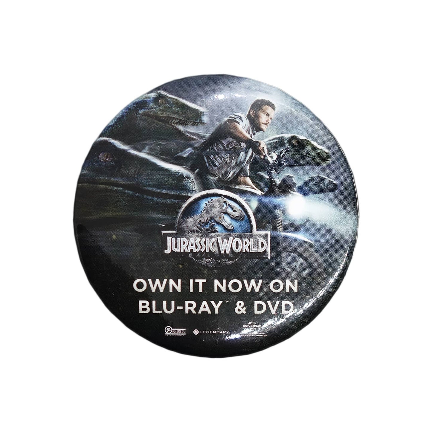 映画 Jurassic World ジュラシック・ワールド 缶バッジ バッチ プロモーション