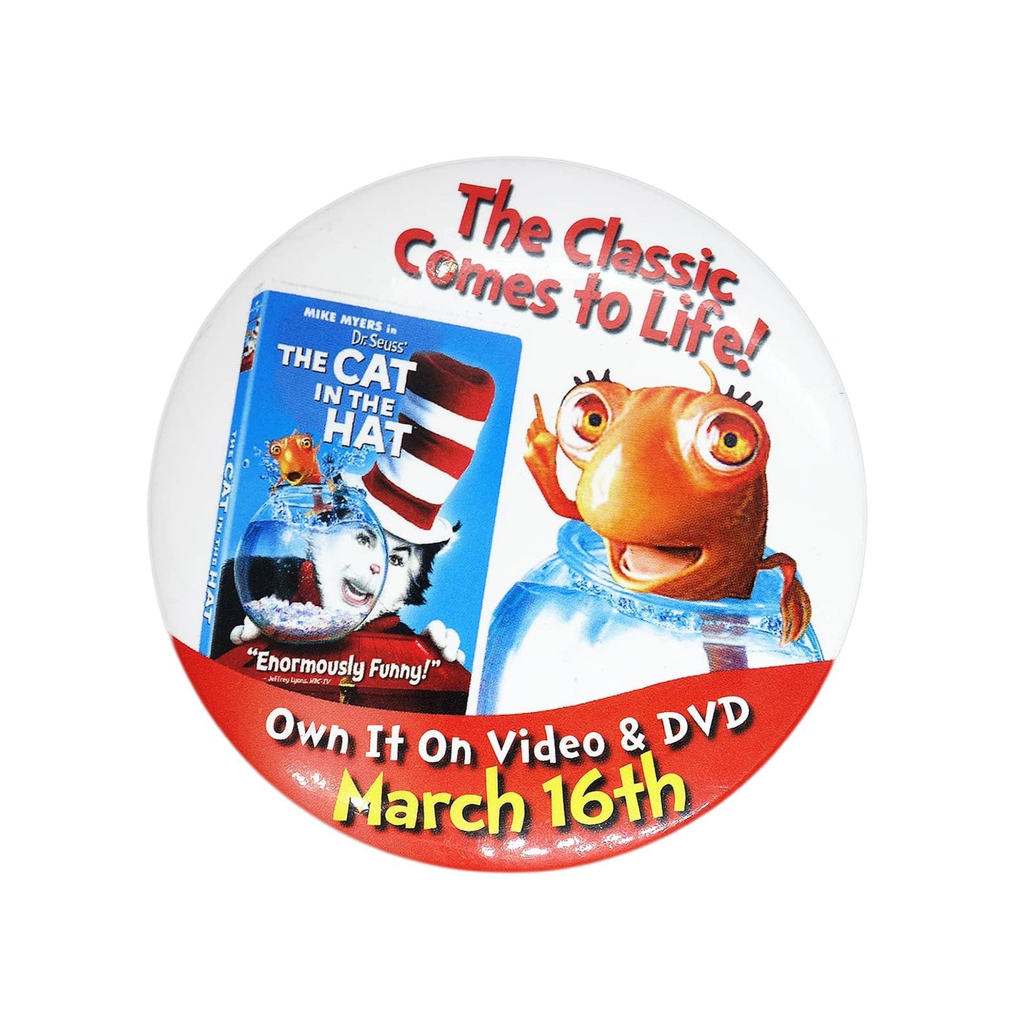 映画 The Cat in the Hat ハットしてキャット 缶バッジ プロモーション