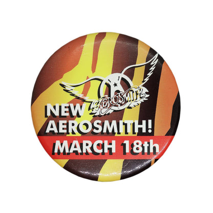 AEROSMITH エアロスミス 缶バッジ バッチ プロモーション