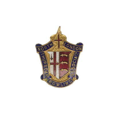 NORTH LONDON THURSDAY BOWLING ASSN. ピンバッジ ローンボウルズ
