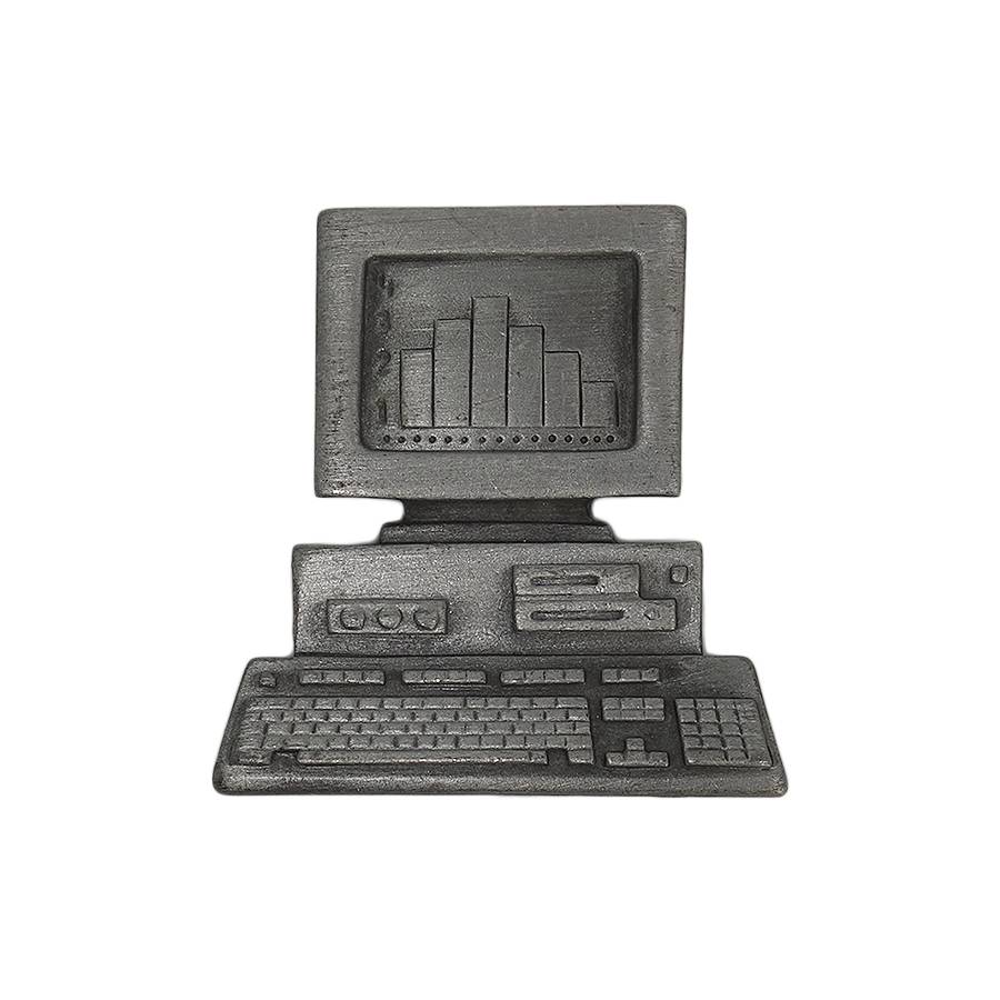 パソコン ブローチ AJC レトロ ピンバッチ