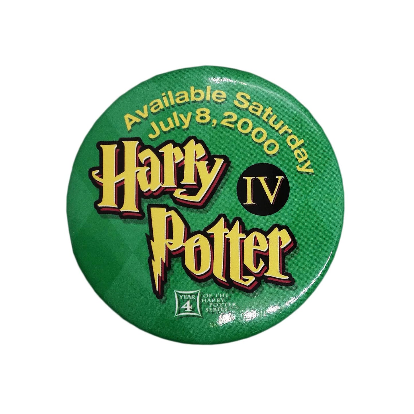 小説 Harry Potter IV ハリー・ポッターと炎のゴブレット 缶バッジ プロモーション
