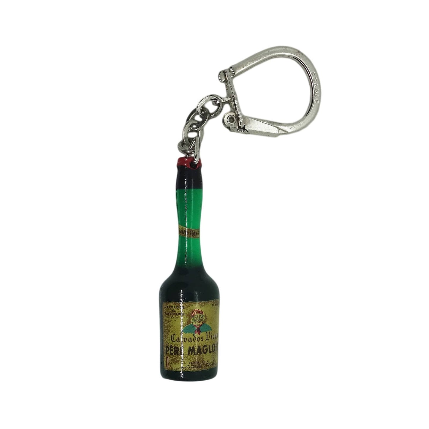 PERE MAGLOIRE カルヴァドス ボトル型 ビンテージ フレンチ キーホルダー