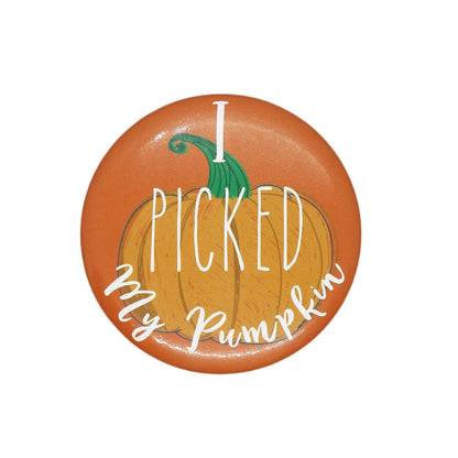 I PICKED My Pumpkin 缶バッジ バッチ かぼちゃ