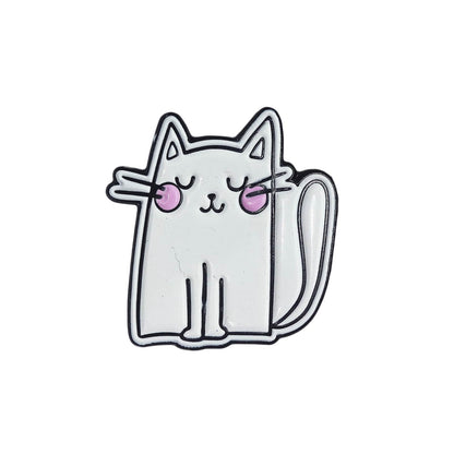 猫 ピンズ 動物 キャット 留め具付き