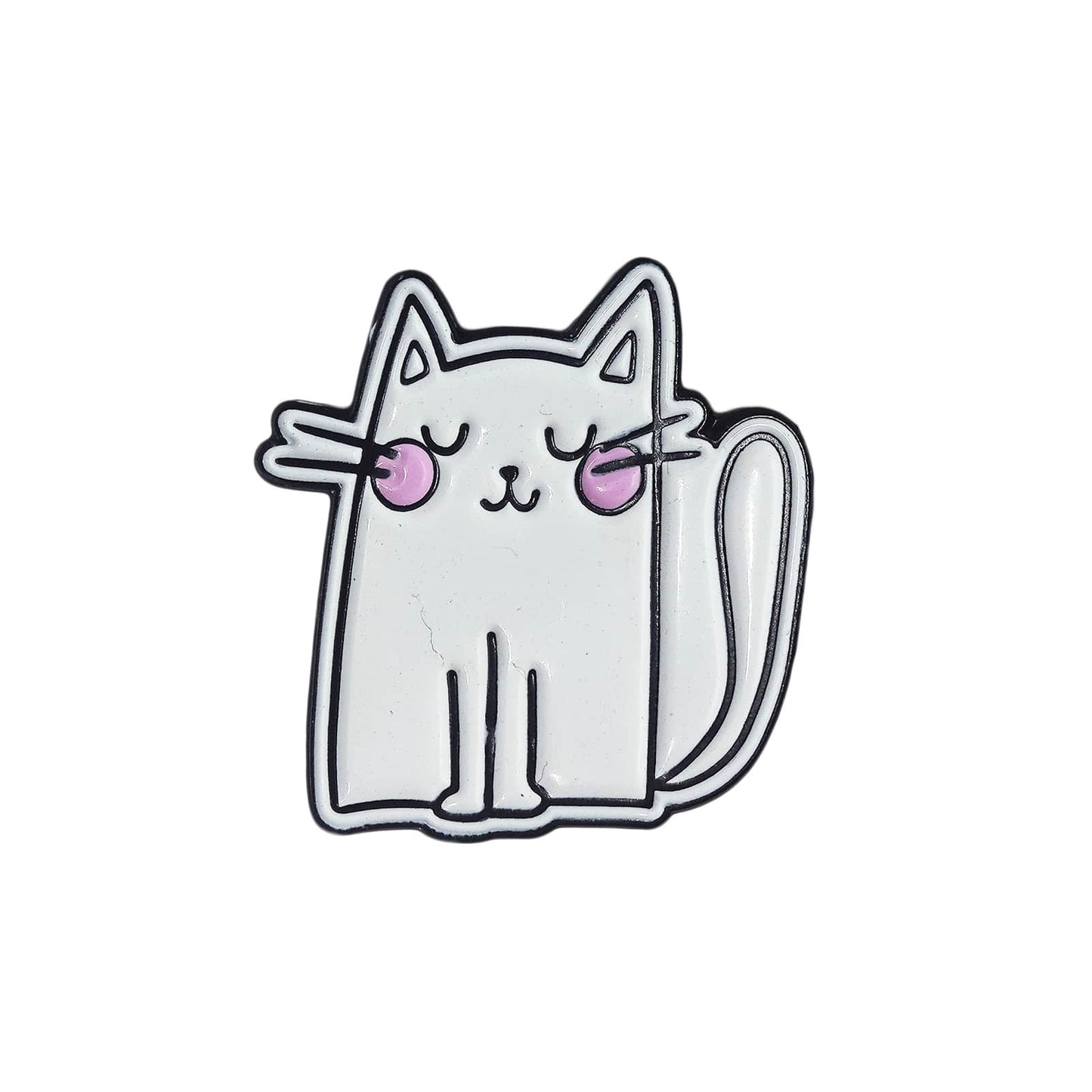 猫 ピンズ 動物 キャット 留め具付き