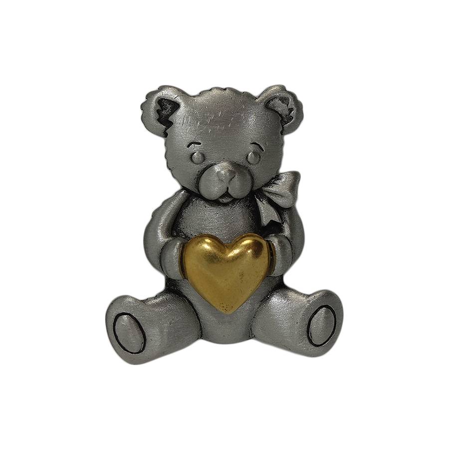 ハートを持ったテディベア ブローチ JONETTE JEWELRY
