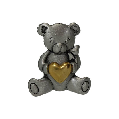 ハートを持ったテディベア ブローチ JONETTE JEWELRY