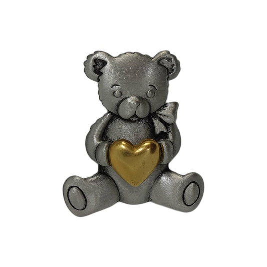 ハートを持ったテディベア ブローチ JONETTE JEWELRY