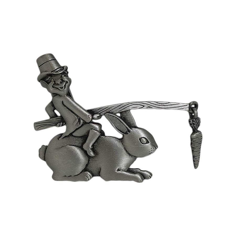 ウサギに乗ったレプラコーン ブローチ JONETTE JEWELRY