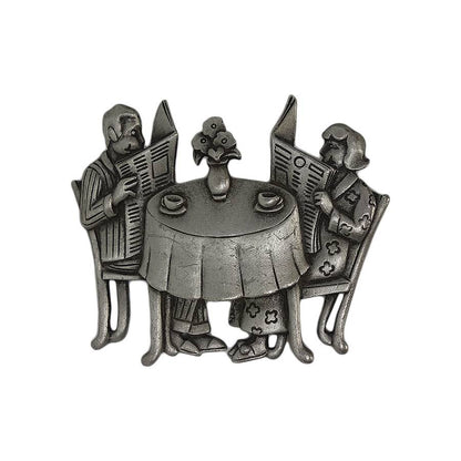 食卓 ブローチ 夫婦 JONETTE JEWELRY