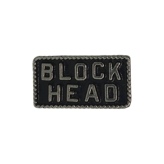 BLOCKHEAD バイカー ピンズ 留め具付き
