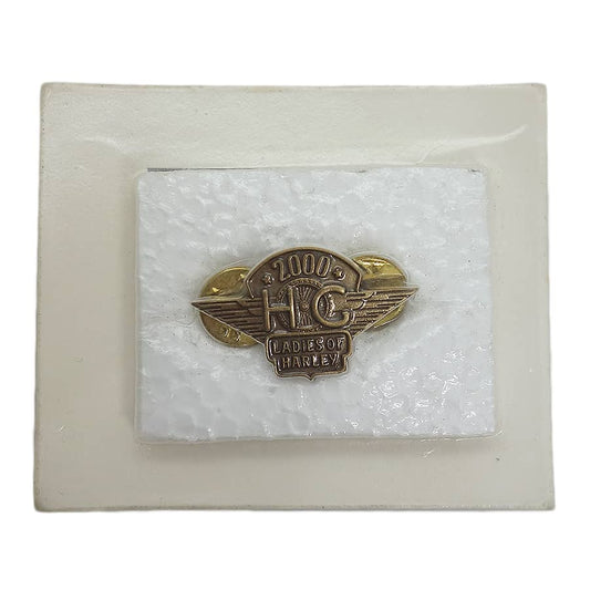 H.O.G. 2000 バイカー ピンズ LADIES ハーレーオーナーズグループ 留め具付き