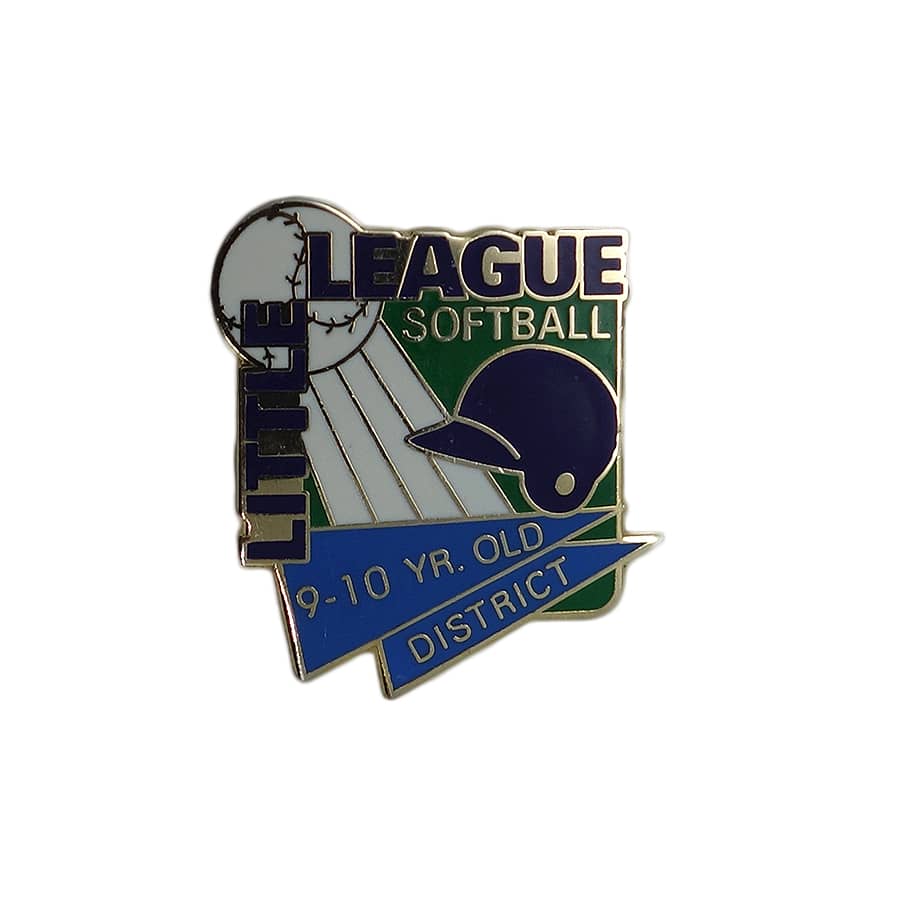 LITTLE LEAGUE SOFTBALL ピンズ ソフトボール 留め具付き